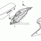 CRF450X Сидение и обтекатели сидения