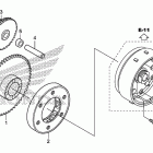 GROM125(MSX125E) Муфта стартера