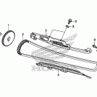 CTX700 Цепь ГРМ и натяжитель
