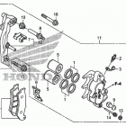 XR650L Передний тормозной суппорт