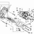 CB1100 Left rear cover