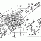 CTX1300A Левая головка цилиндров