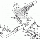 VT750CA Глушитель