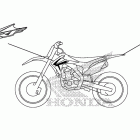 CRF250R Наклейки