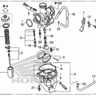 CRF125FB Карбюратор