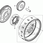 CBR500RA Муфта стартера