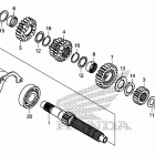 CB500FA Transmission (mainshaft)