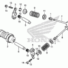GROM125(MSX125E) Распределительный вал и клапана