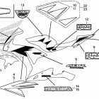 CBR1000RA Наклейки Полосы