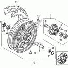 CB1100 Заднее колесо