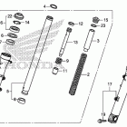 CBR500RA Передняя вилка