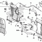 CRF450X Радиатор