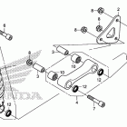 CB500FA Задний амортизатор