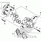 VT1300CR Front brake caliper (1)