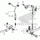 CBR500RA Педали