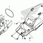 CTX700N Заднее крыло