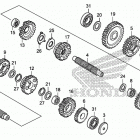 VT750CA Трансмиссия