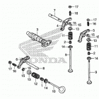 VT750CA Camshaft valve (fr.)