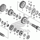 CRF250R Трансмиссия