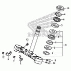 GROM125(MSX125E) Траверса нижняя
