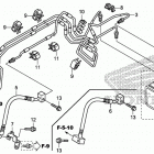 VT750CS Front brake pipe