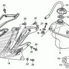 CRF450X Топливный бак