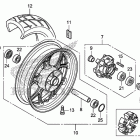 NC700X Заднее колесо