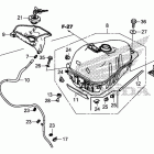 CTX700 Топливный бак