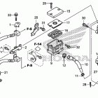 NC700XD Rear brake master        cylinder (2)