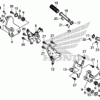 CTX700 Подножки