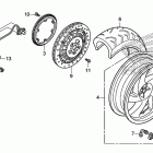 GL1800B Заднее колесо