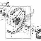 CRF450X Переднее колесо