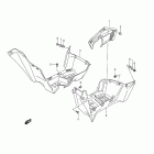 LT-A500XP KINGQUAD 500AXi Mudguard