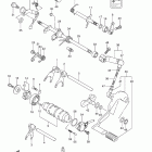 LT-Z250 QuadSport Z250 Механизм  переключения передач