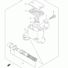 LT-F400F KingQuad 400FS 4x4 Главный тормозной цилиндр,передний