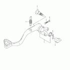 LT-R450,Z QuadRacer R450 Brake pedal (model k9)