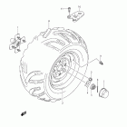 LT-A750X,Z KINGQUAD 750AXi Заднее колесо левое