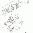 LT-A450X,Z 450AXi Задний тормоз