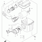 LT-A400 KingQuad 400AS Воздухозаборник