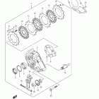 LT-A750X,Z KINGQUAD 750AXi Задний тормоз