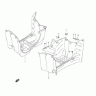 LT-A400F KingQuad 400AS 4x4 Auto Footrest mudguard