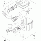 LT-F400F KingQuad 400FS 4x4 Воздухозаборник