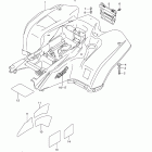 LT-A450X,Z 450AXi Rear fender (model k9)