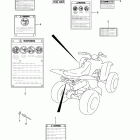 LT-Z250 QuadSport Z250 Наклейки