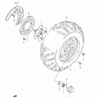 LT-A750X,Z KINGQUAD 750AXi Переднее колесо