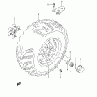 LT-A750XP,Z KingQuad 750AXi Power Steering Заднее колесо левое