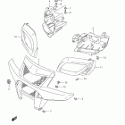 LT-A500XP KINGQUAD 500AXi Передняя решетка