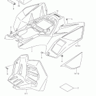 LT-R450,Z QuadRacer R450 Rear fender (model k6 / k7)