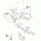 LT-F400F KingQuad 400FS 4x4 Задний фонарь