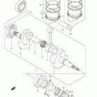 LT-A400 KingQuad 400AS Коленвал